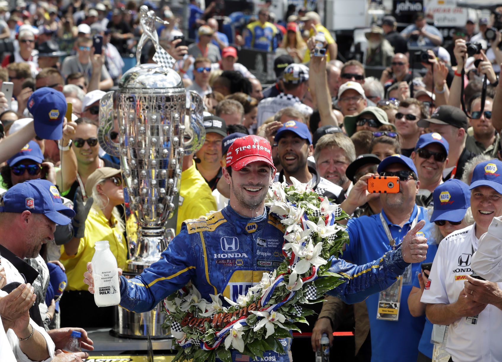 2016: Alexander Rossi wins 100th running of Indianapolis 500